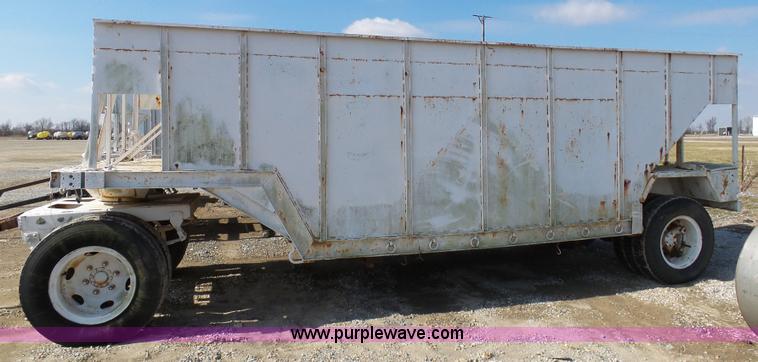 image for item BI9234 Shop built hopper bottom grain cart