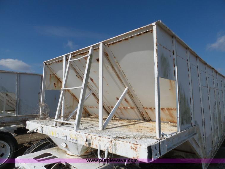 image for item BI9234 Shop built hopper bottom grain cart