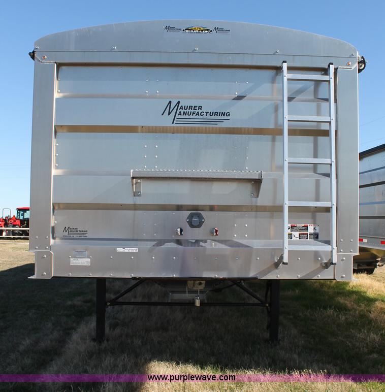 image for item BJ9345 2016 Maurer double hopper bottom trailer