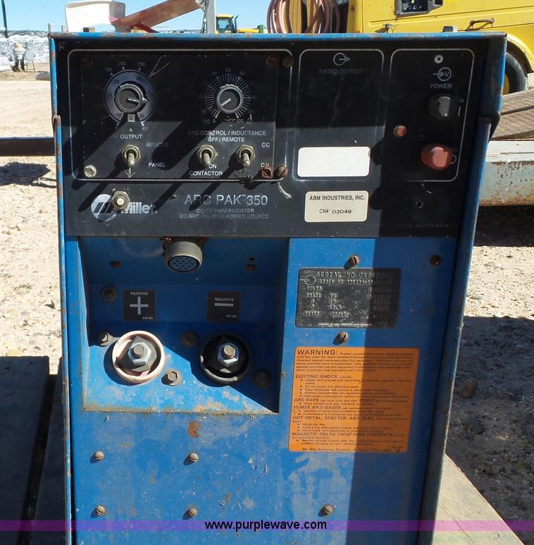 image for item BZ9043 Miller Arc Pak 350 welder