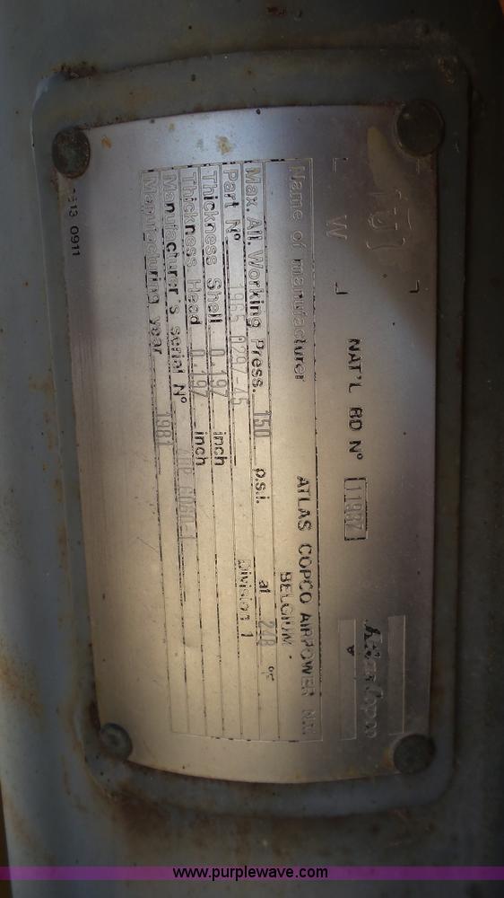 image for item BZ9046 1981 Atlas Copco XAS80 air compressor