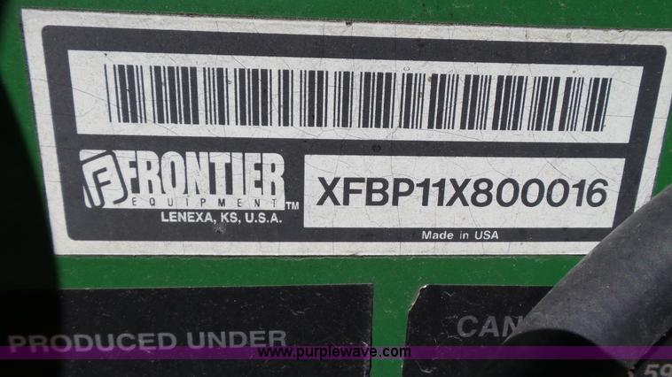 image for item BZ9048 Frontier BP116 bale processor