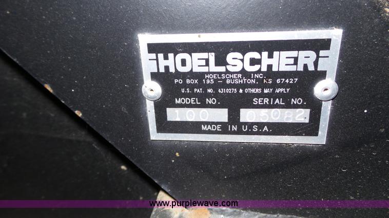 image for item BZ9049 Hoelscher 100 bale stacker