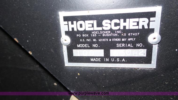 image for item BZ9049 Hoelscher 100 bale stacker