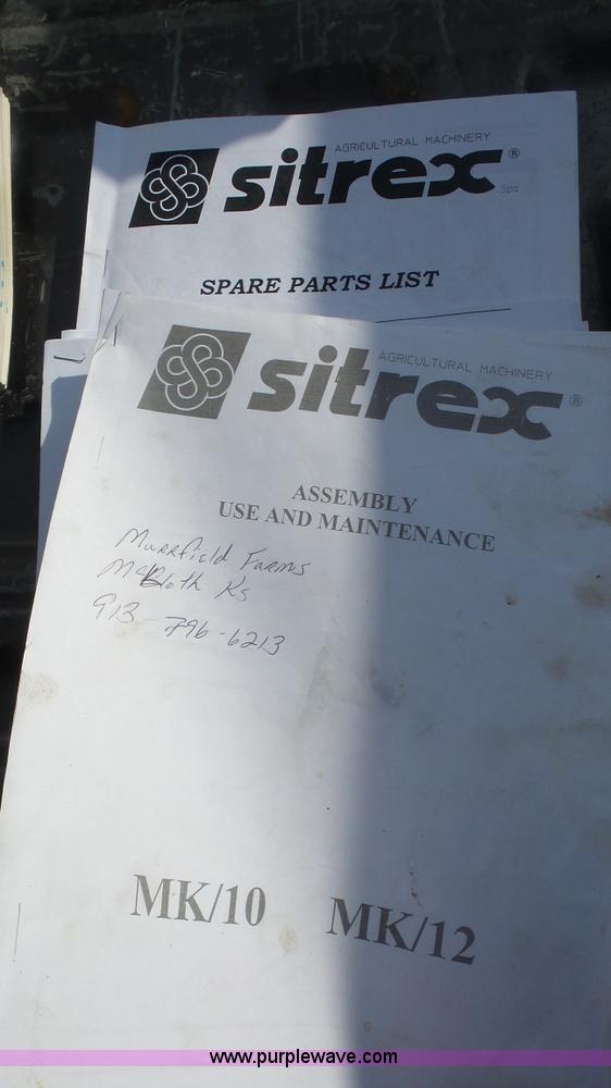 image for item J4695 2014 Sitrex MK10-12 high capacity rake