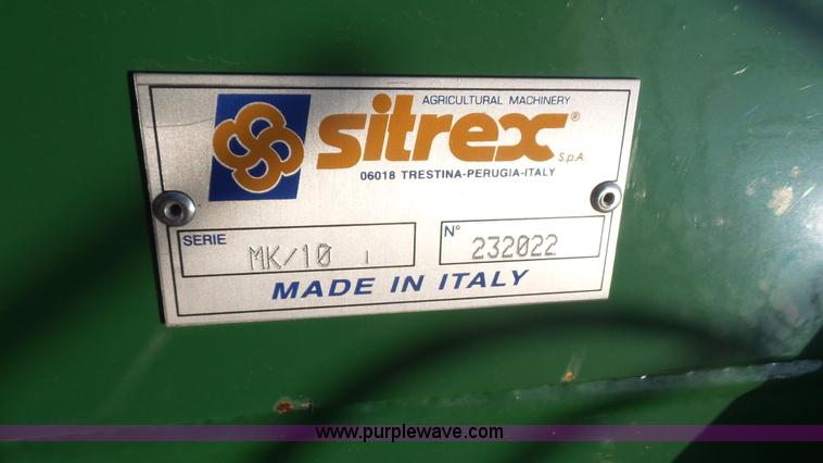 image for item J4695 2014 Sitrex MK10-12 high capacity rake