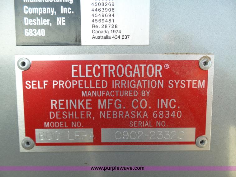 image for item J7356 Reinke three tower irrigation system