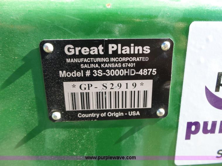 image for item J7673 2013 Great Plains 3S-3000HD grain drill