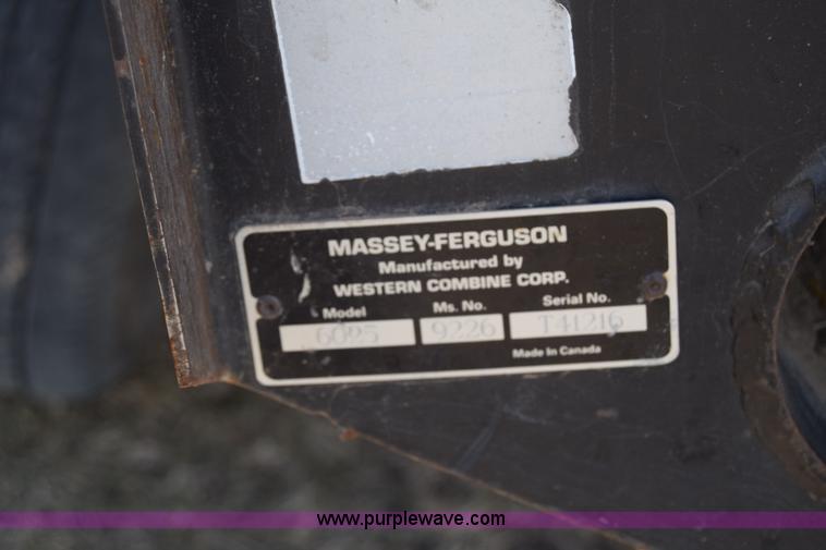 image for item K4419 Massey-Ferguson 6025R stripper head