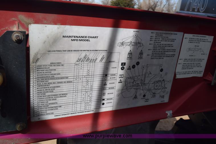 image for item K8608 1988 Case IH 7140 MFWD tractor