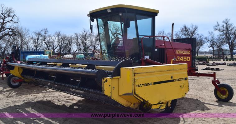 image for item K8668 1996 New Holland 2450 self-propelled windrower