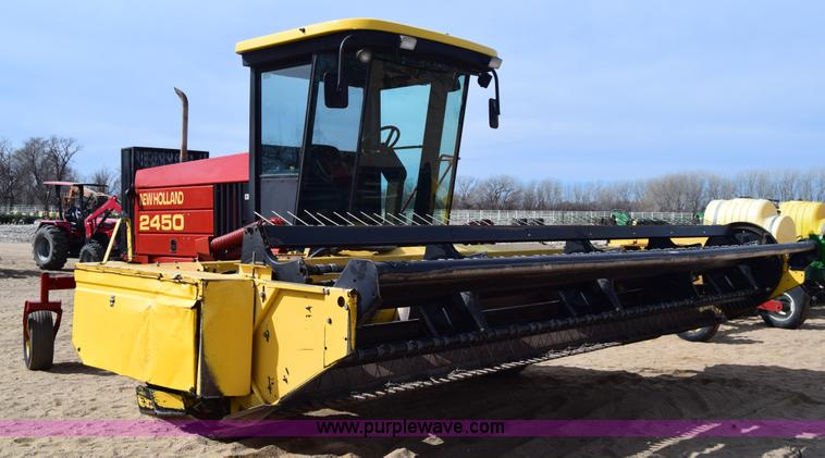 image for item K8668 1996 New Holland 2450 self-propelled windrower