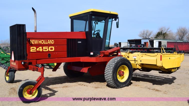 image for item K8668 1996 New Holland 2450 self-propelled windrower