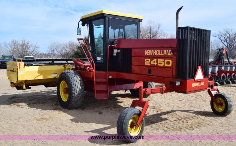 image for item K8668 1996 New Holland 2450 self-propelled windrower