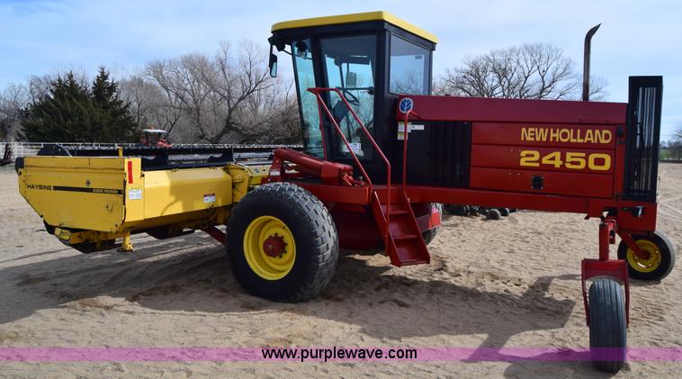 image for item K8668 1996 New Holland 2450 self-propelled windrower