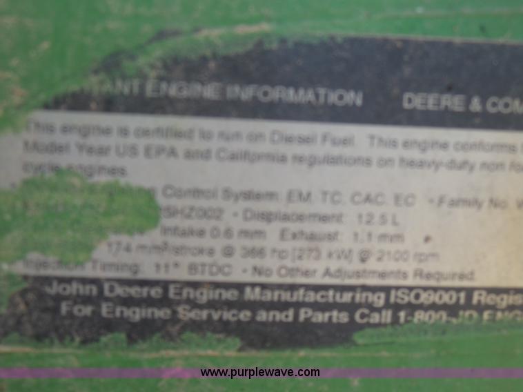 image for item L5409 1998 John Deere 6750 forage harvester