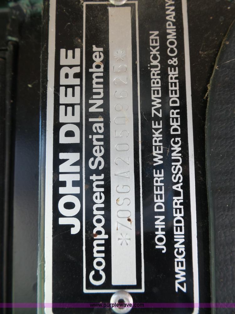 image for item L5409 1998 John Deere 6750 forage harvester