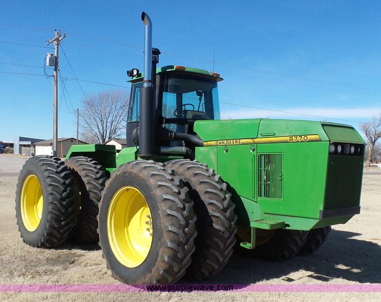 image for item L6145 1993 John Deere 8770 4WD tractor