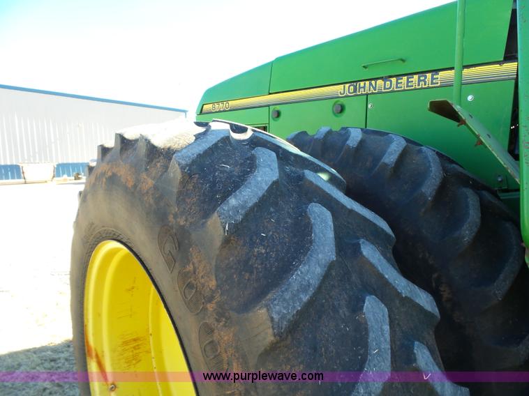 image for item L6145 1993 John Deere 8770 4WD tractor
