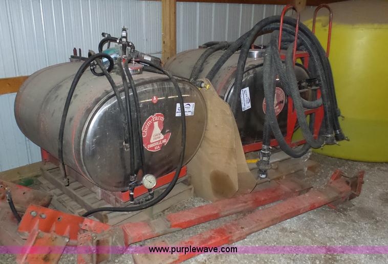 image for item L7044 Kem-Fern stainless steel saddle tanks