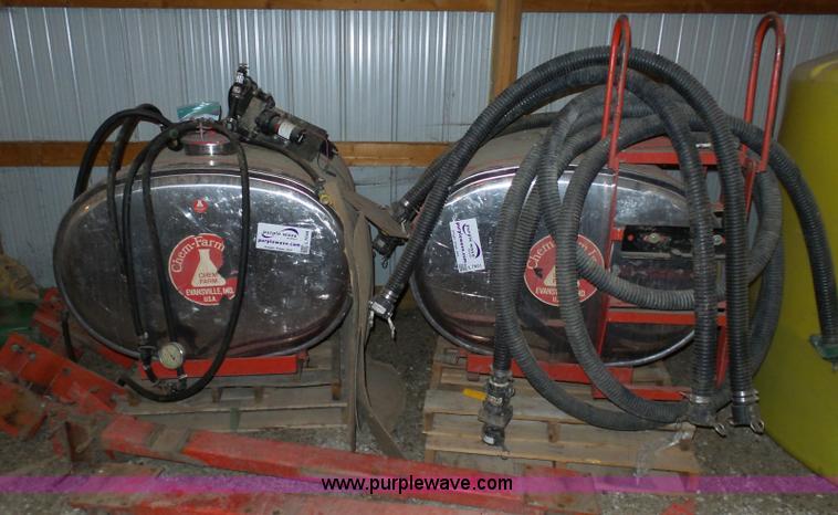 image for item L7044 Kem-Fern stainless steel saddle tanks