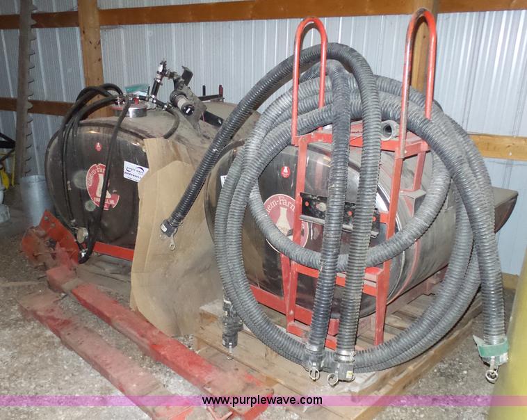 image for item L7044 Kem-Fern stainless steel saddle tanks