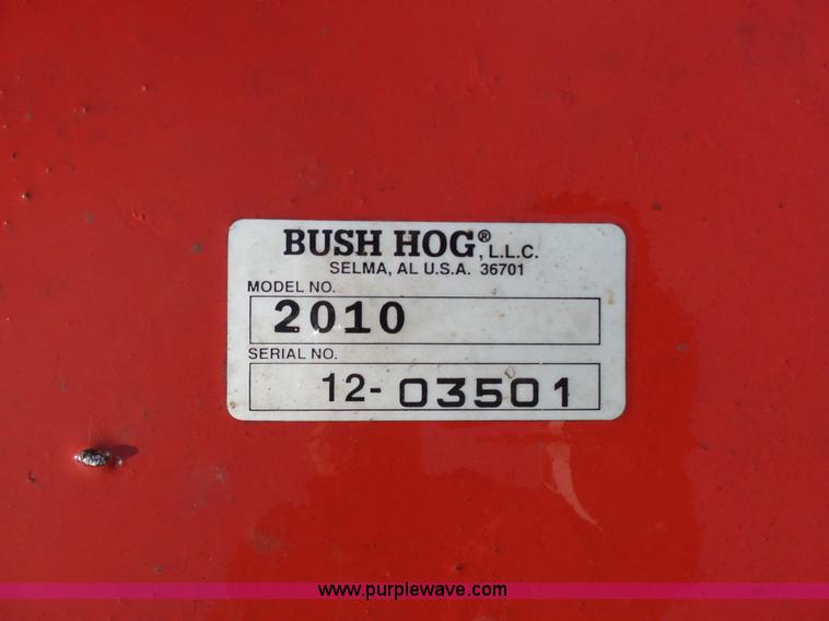 image for item L7084 Bush Hog 2010 rotary mower