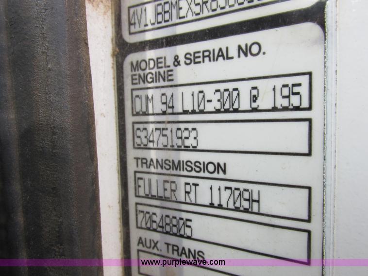 image for item L7104 1995 Volvo WG seed tender truck