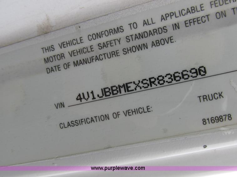 image for item L7104 1995 Volvo WG seed tender truck