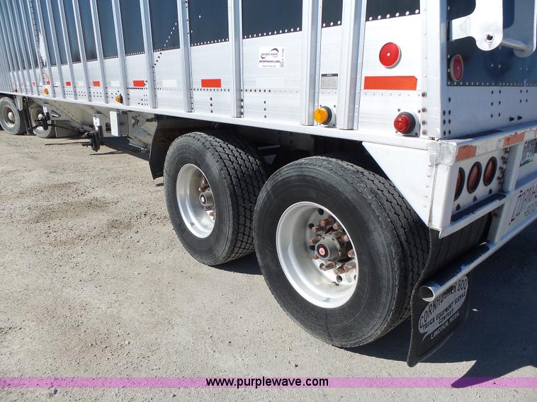 image for item L7108 2002 Corn Husker 800ALSR double hopper grain trailer