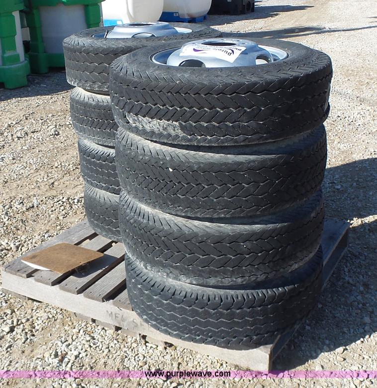 image for item L7109 (8) Firestone 8.75-16.5LT tires