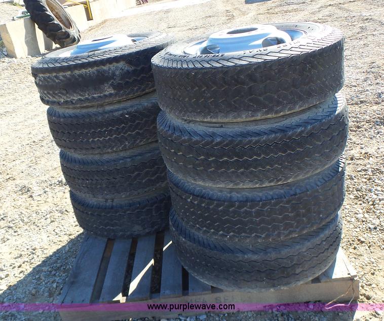 image for item L7109 (8) Firestone 8.75-16.5LT tires