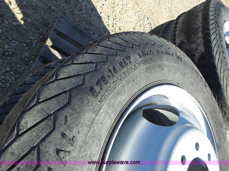 image for item L7109 (8) Firestone 8.75-16.5LT tires