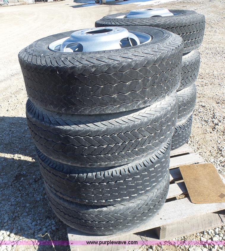 image for item L7109 (8) Firestone 8.75-16.5LT tires