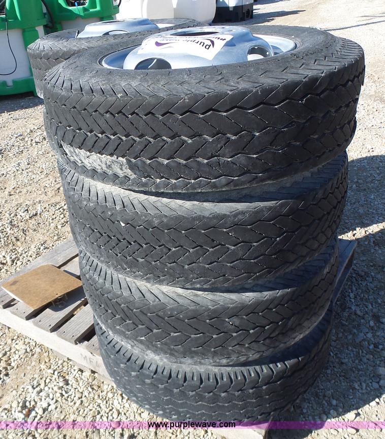 image for item L7109 (8) Firestone 8.75-16.5LT tires