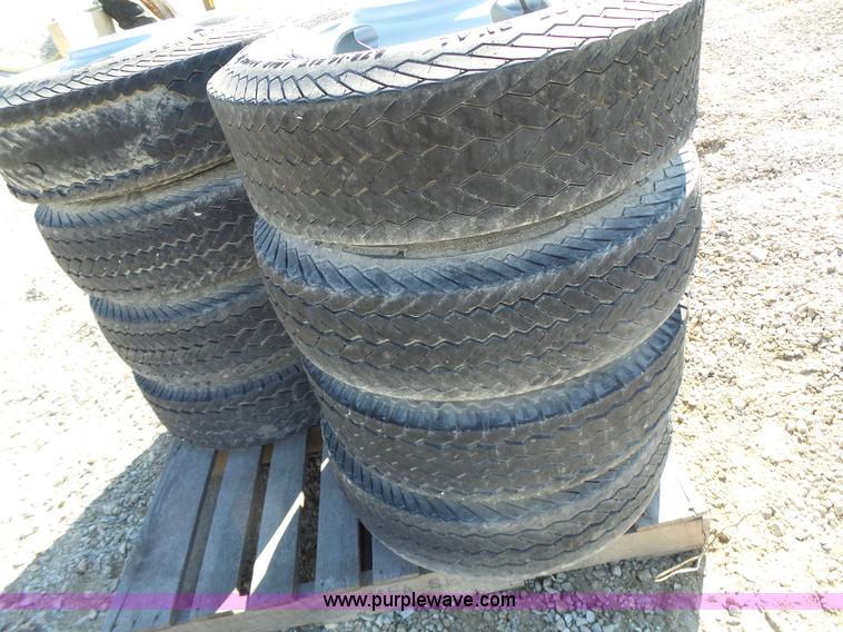 image for item L7109 (8) Firestone 8.75-16.5LT tires
