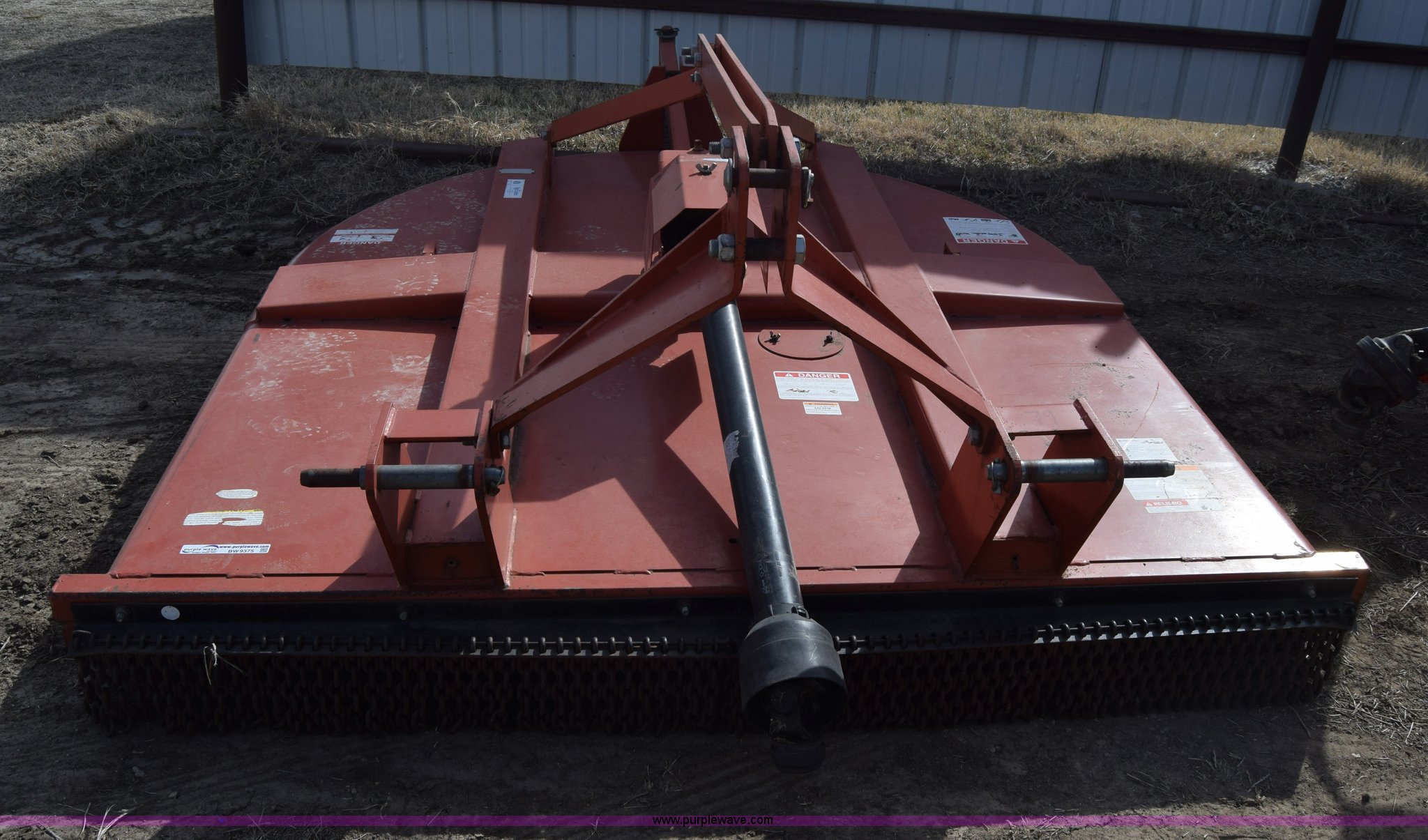 Rhino TW84 rotary mower in Lyons, KS Item BW9375 sold Purple Wave