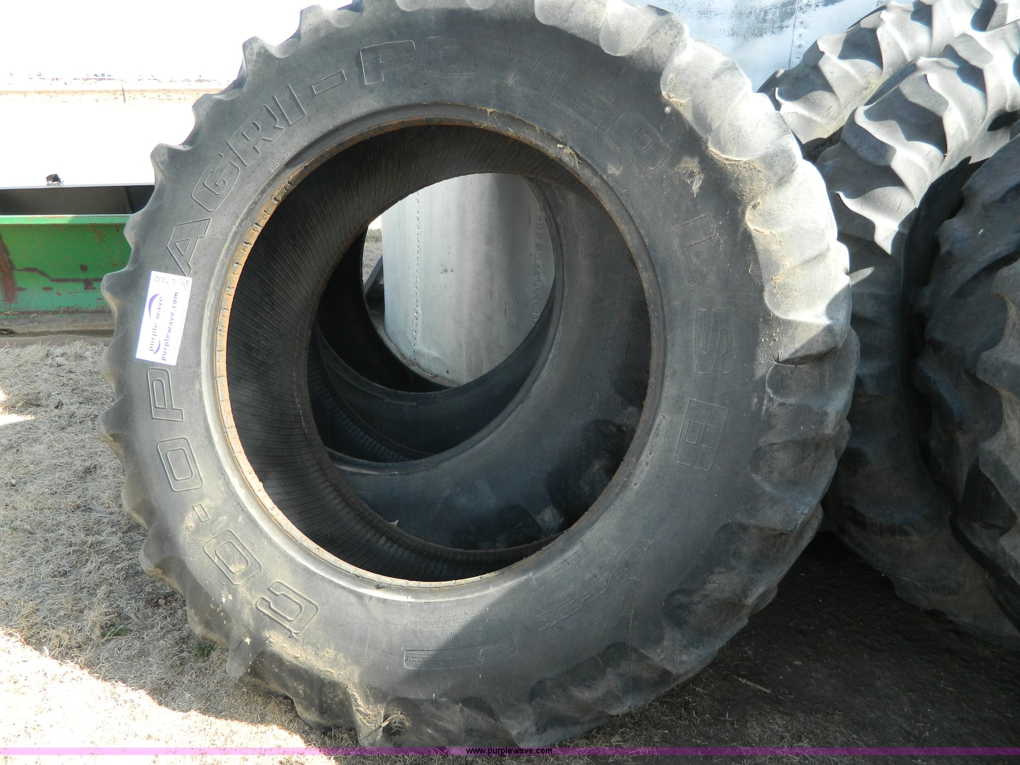 (6) 18.438 tractor tires in Timken, KS Item L7332 sold Purple Wave