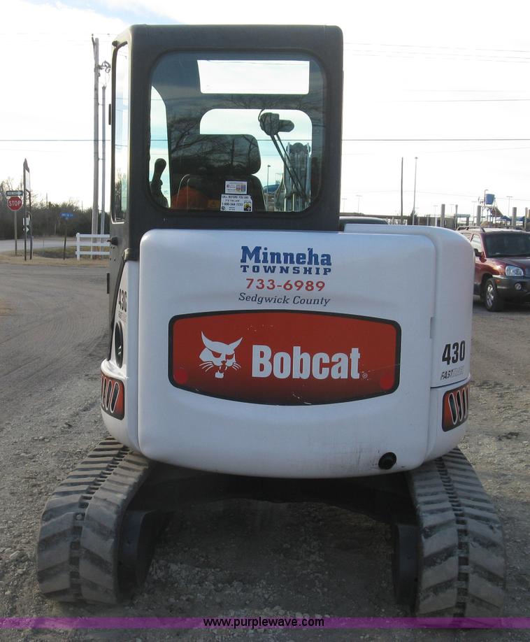 image for item J2902 2006 Bobcat 430HAG ZHS Fast Track compact excavator