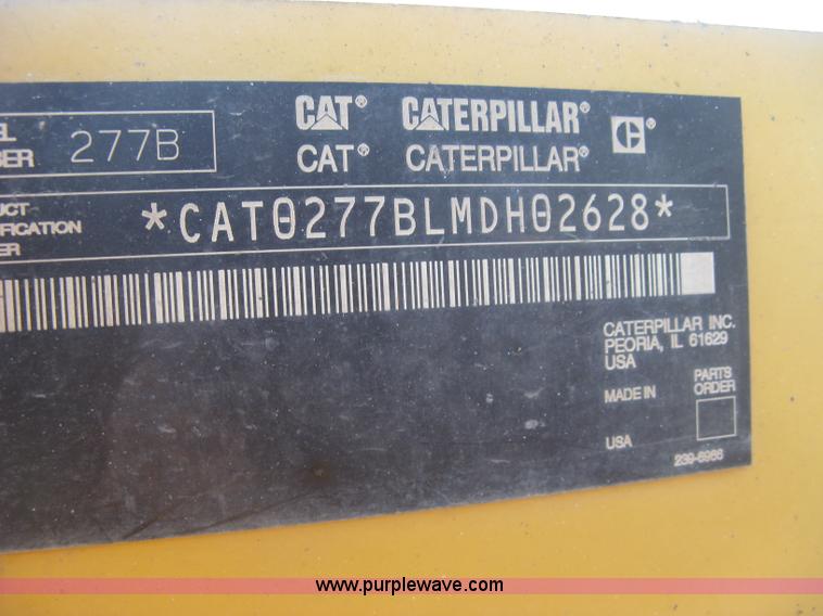 image for item J2921 2005 Caterpillar 277B skid steer