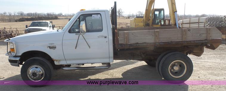 image for item J4715 1997 Ford F350 XL dump bed truck