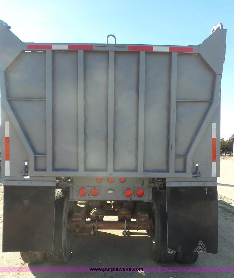 image for item J4728 1992 shop built end dump trailer