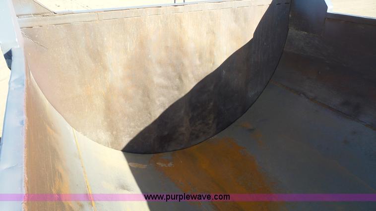 image for item J4728 1992 shop built end dump trailer