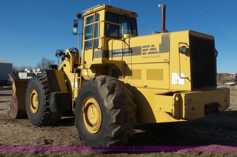 image for item J4729 1990 Fiat-Allis FR20B wheel loader