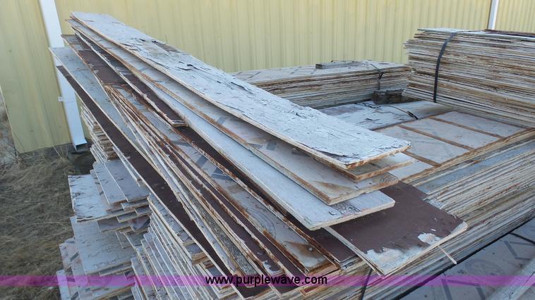 image for item J7285 Assorted HDO plywood