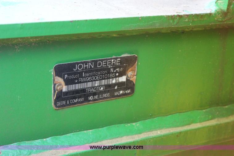 image for item J7580 2009 John Deere 9630 4WD tractor