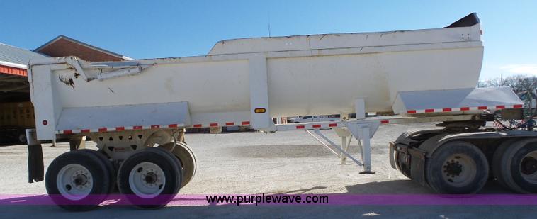 image for item J7683 1998 Trail King end dump trailer