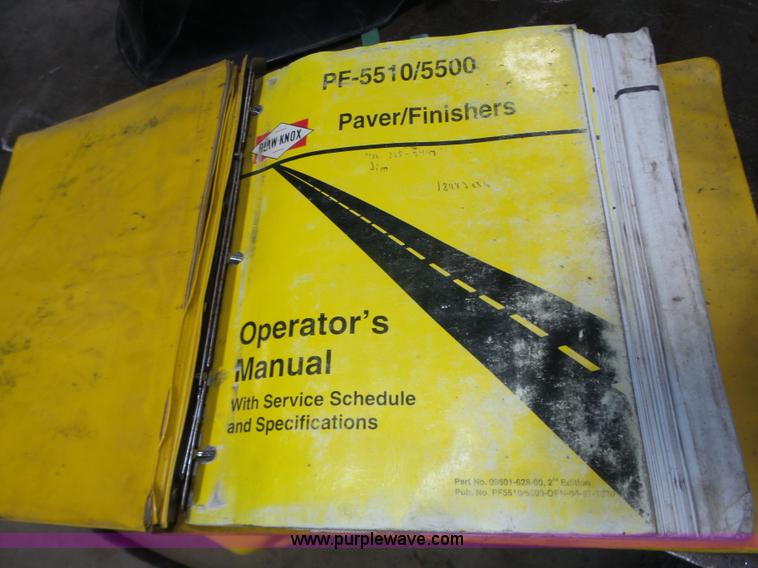 image for item J8823 2003 Blaw Knox PF-5510 asphalt paver