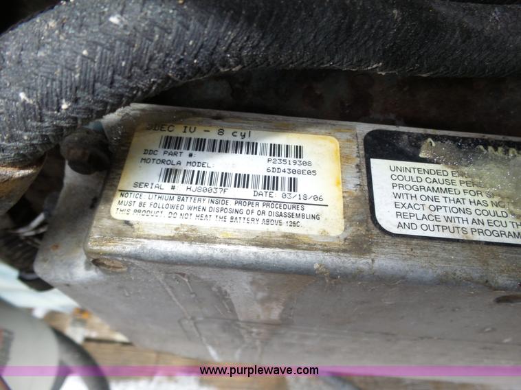 image for item J8825 1995 Detroit Diesel Series 60 11.1L L6 diesel engine