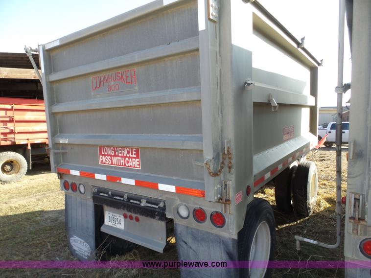 image for item J8873 2007 Cornhusker 800R-9606-713 end dump trailer